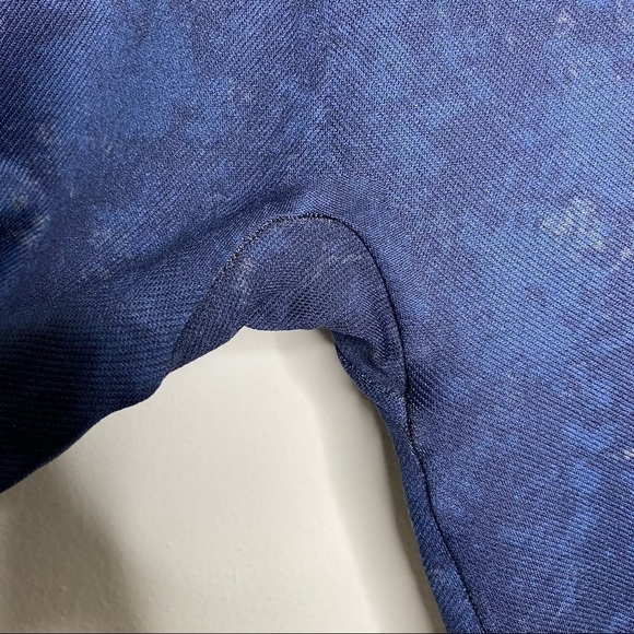 Spanx navy watercolor print seamless leggings - Picture 3 of 5